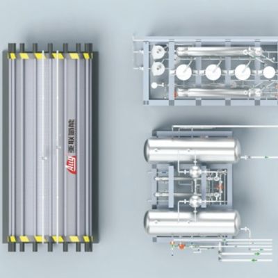 1000NM3/H Điện phân tử máy phát hydro Tối đa 99,999% độ tinh khiết đầu ra