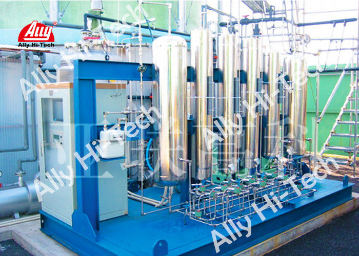 High Automation Biogas Upgrading System , Biogas Purification Plant