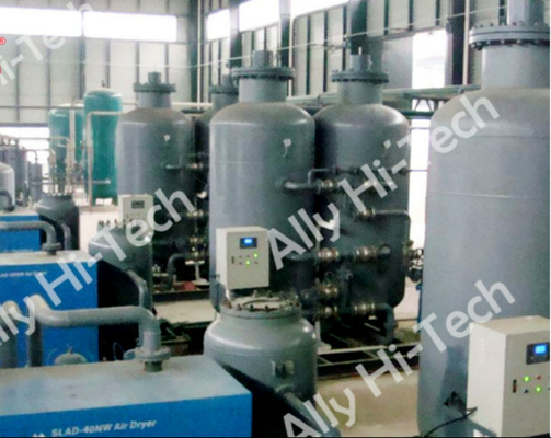 Giá tốt. Điều khiển PLC N2 PSA Nhà máy phát điện khí Nitơ Modularisation Độ chính xác cao trực tuyến