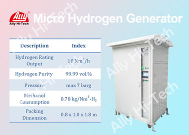 Giá tốt. 10 Nm3 / H Máy tạo hydro nhỏ tối đa 7 Áp suất lớn dễ sử dụng trực tuyến